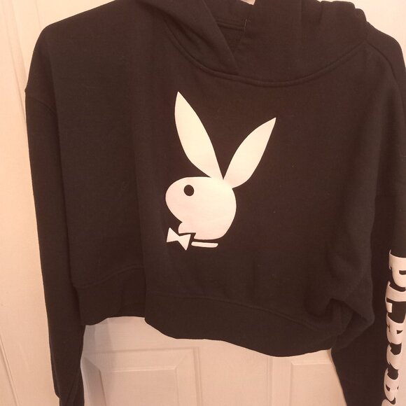 PLAYBOY Tops - Playboy cropped hoodie